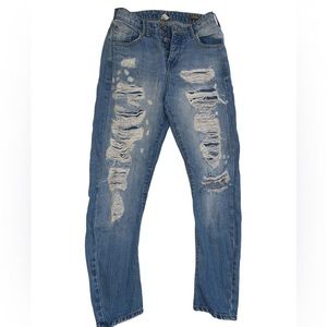 Shaped Waist Boyfriend Jeans